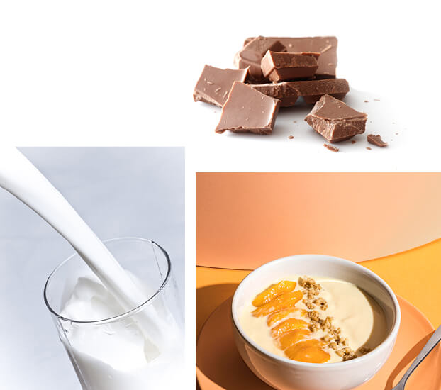 Fødevarer med mælk kan skabe problemer for din hud